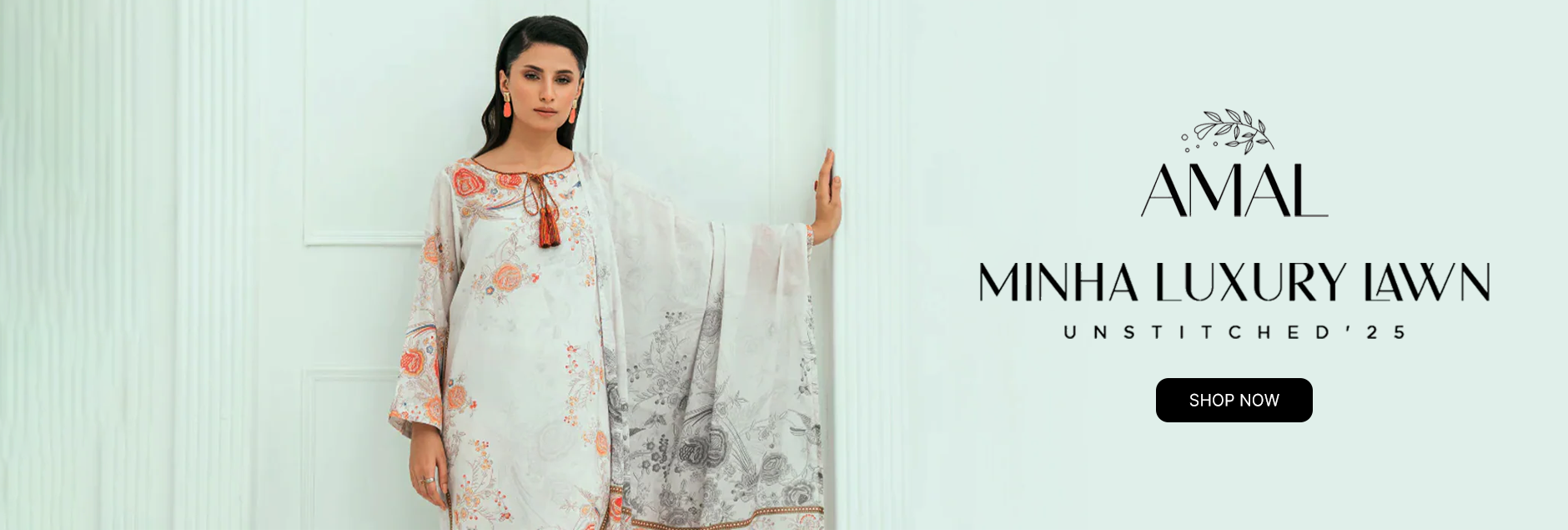 Minha By Amal Luxury Lawn Unstitched Collection 2025 Minha By Amal Luxury Lawn Unstitched Collection 2025