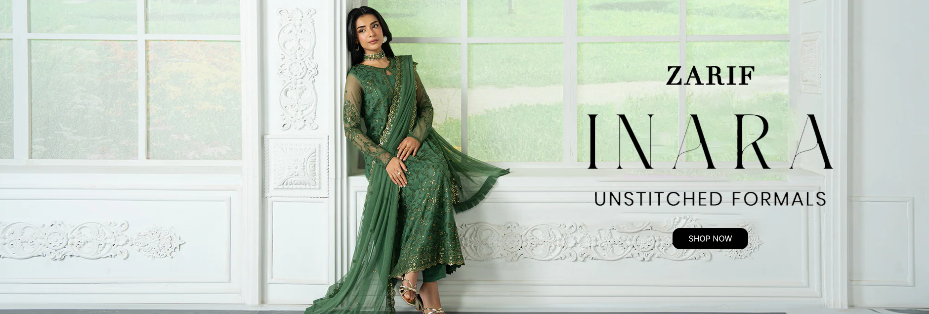 Inara By Zarif Formals Unstitched Collection 2025 – Royal Fashion