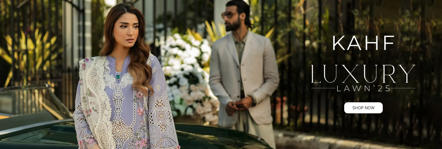 Kahf Luxury Lawn Unstitched Collection 2025 Kahf Luxury Lawn Unstitched Collection 2025
