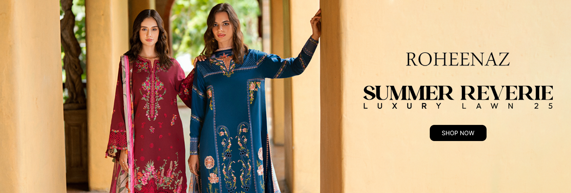 Summer Reverie by Roheenaz Unstitched Embroidered Lawn 3 Piece Suit RN26USR D-4 AURELIA - Festive Collection main image 0