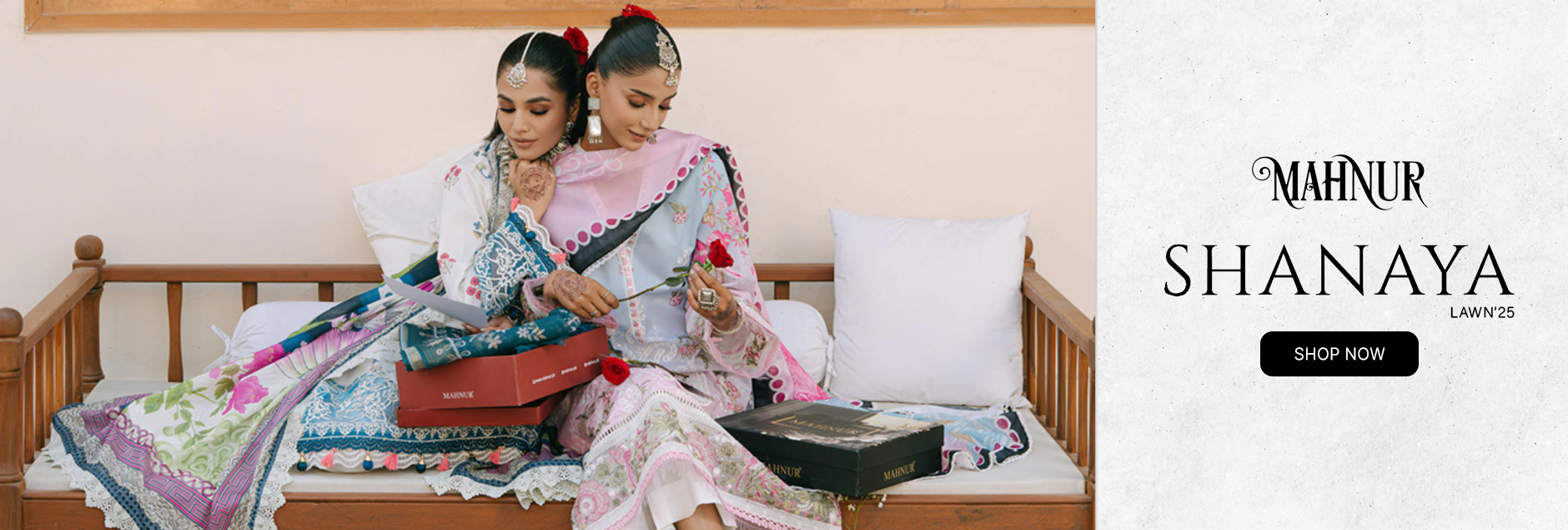 Shanaya By Mahnur Lawn Unstitched Collection 2025 Shanaya By Mahnur Lawn Unstitched Collection 2025
