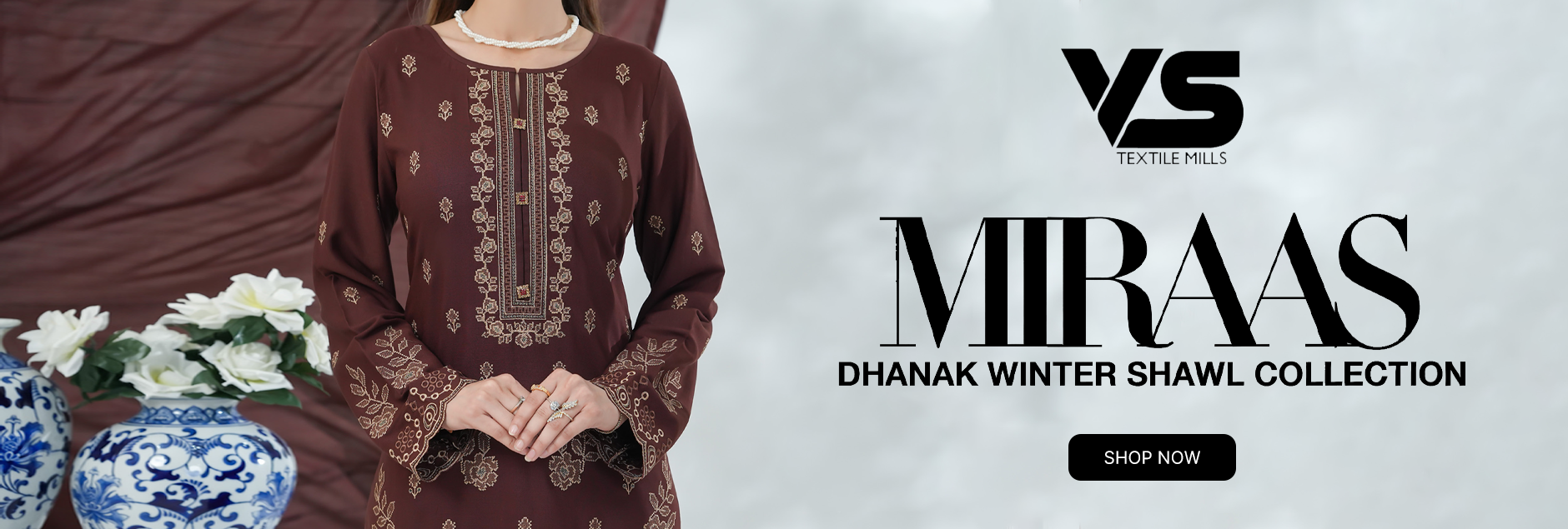 Miraas By VS Textile Dhanak Winter Shawl Unstitched Collection 2025 Miraas By VS Textile Dhanak Winter Shawl Unstitched Collection 2025