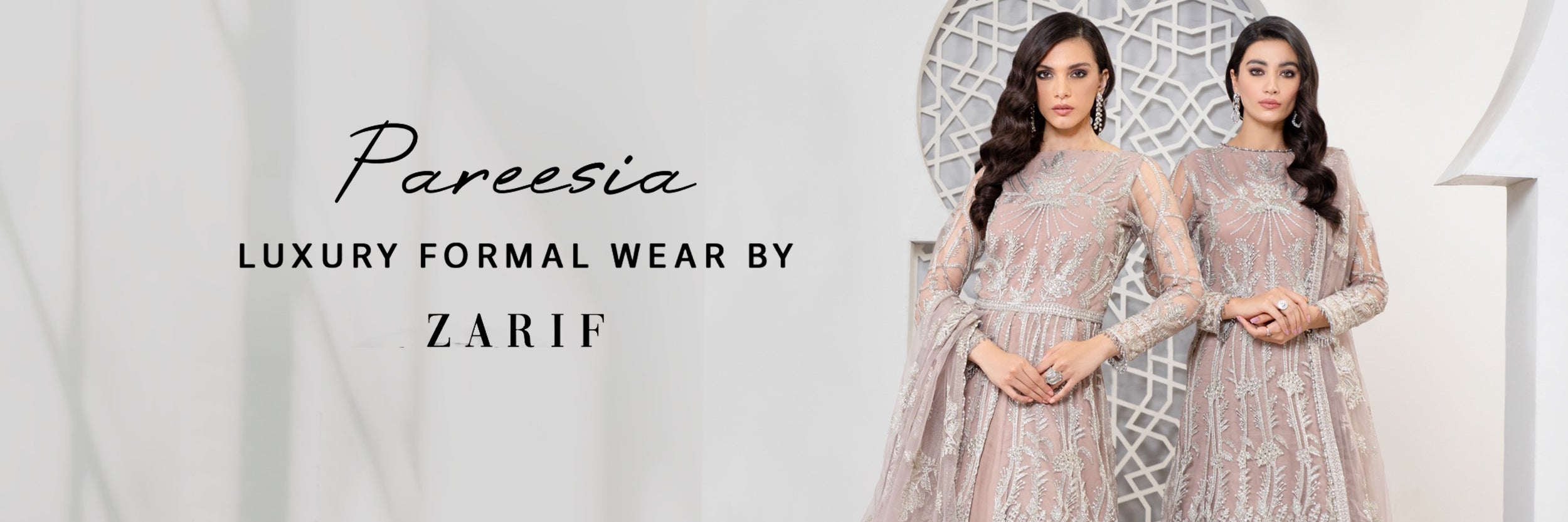 Pareesia By Zarif Luxury Embroidered Formal Collection 2022 – Royal Fashion