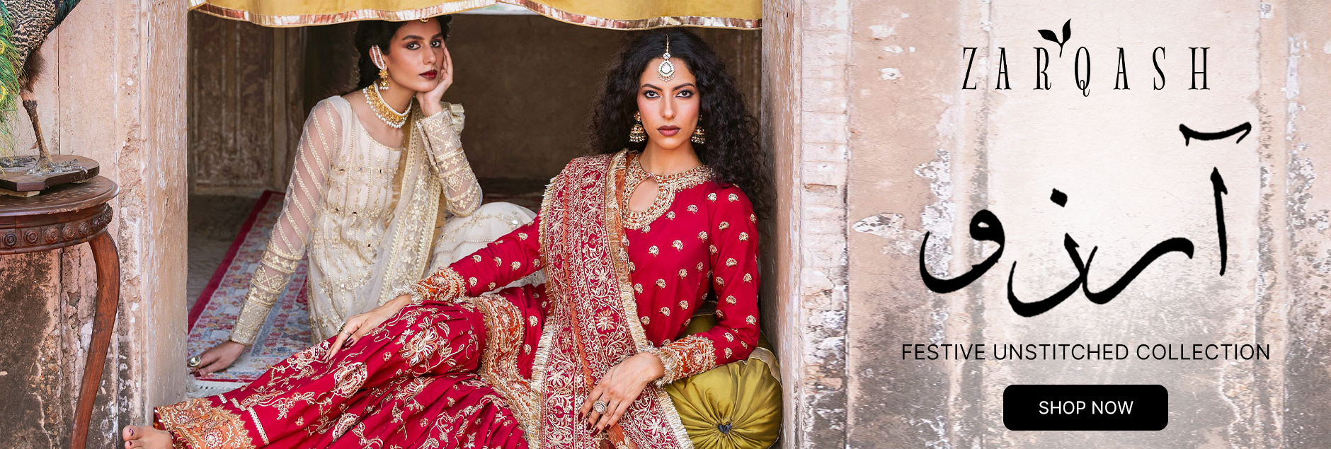 Arzoo By Zarqash Festive Unstitched Collection 2025 Arzoo By Zarqash Festive Unstitched Collection 2025