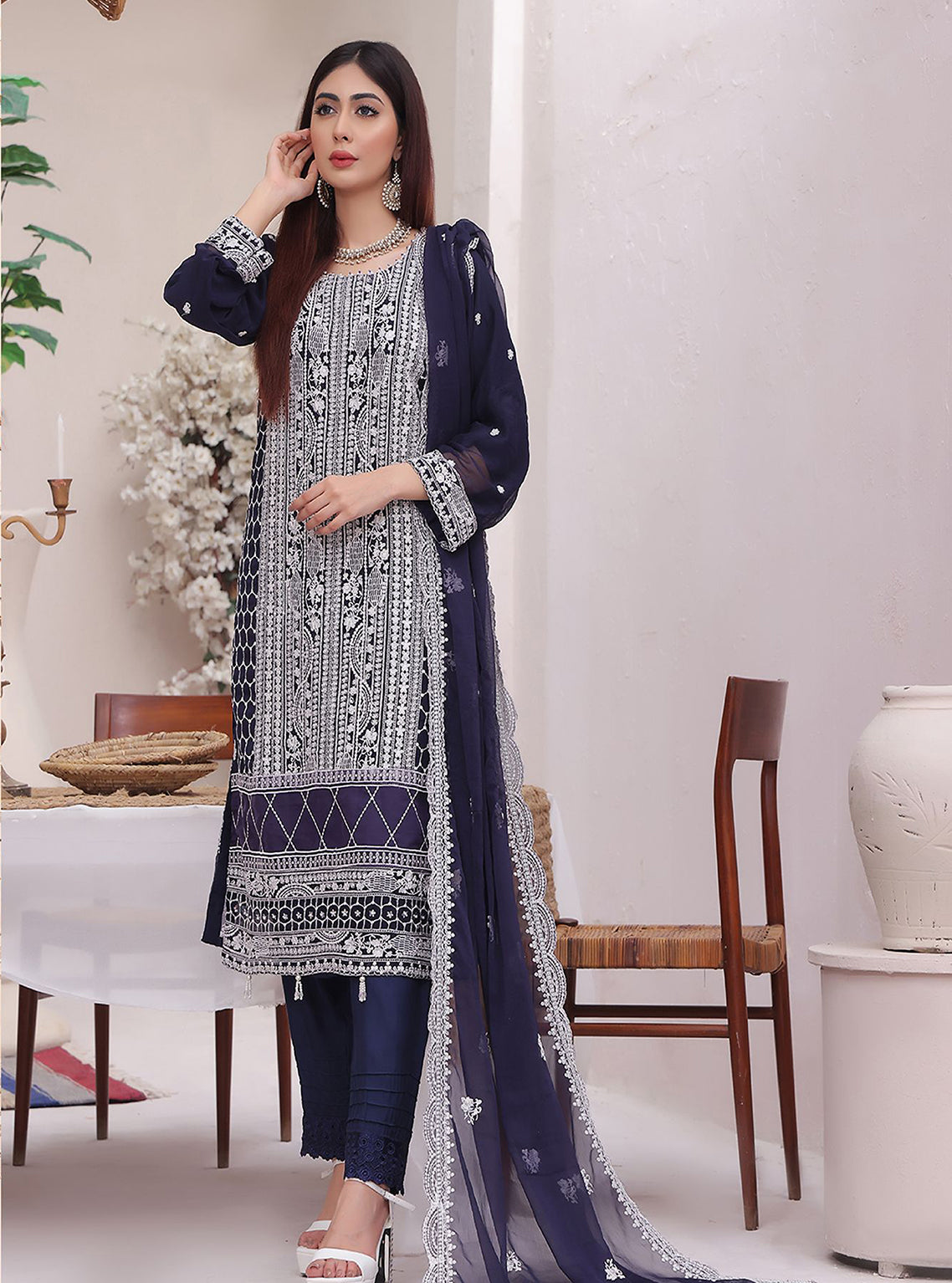 D#04 Amaira Fashion Duchess Semi Stitched Luxury Chiffon Collection 823 D#04 Amaira Fashion Duchess Semi Stitched Luxury Chiffon Collection 823