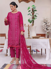 D#08 Amaira Fashion Duchess Semi Stitched Luxury Chiffon Collection 823