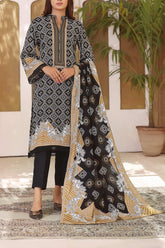 VS Textile Printed Lawn Unstitched 3 Piece Suit - 1004B
