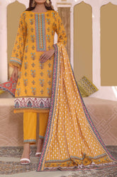 VS Textile Printed Lawn Unstitched 3 Piece Suit - 1001A