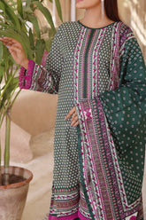 VS Textile Printed Lawn Unstitched 3 Piece Suit - 1003A