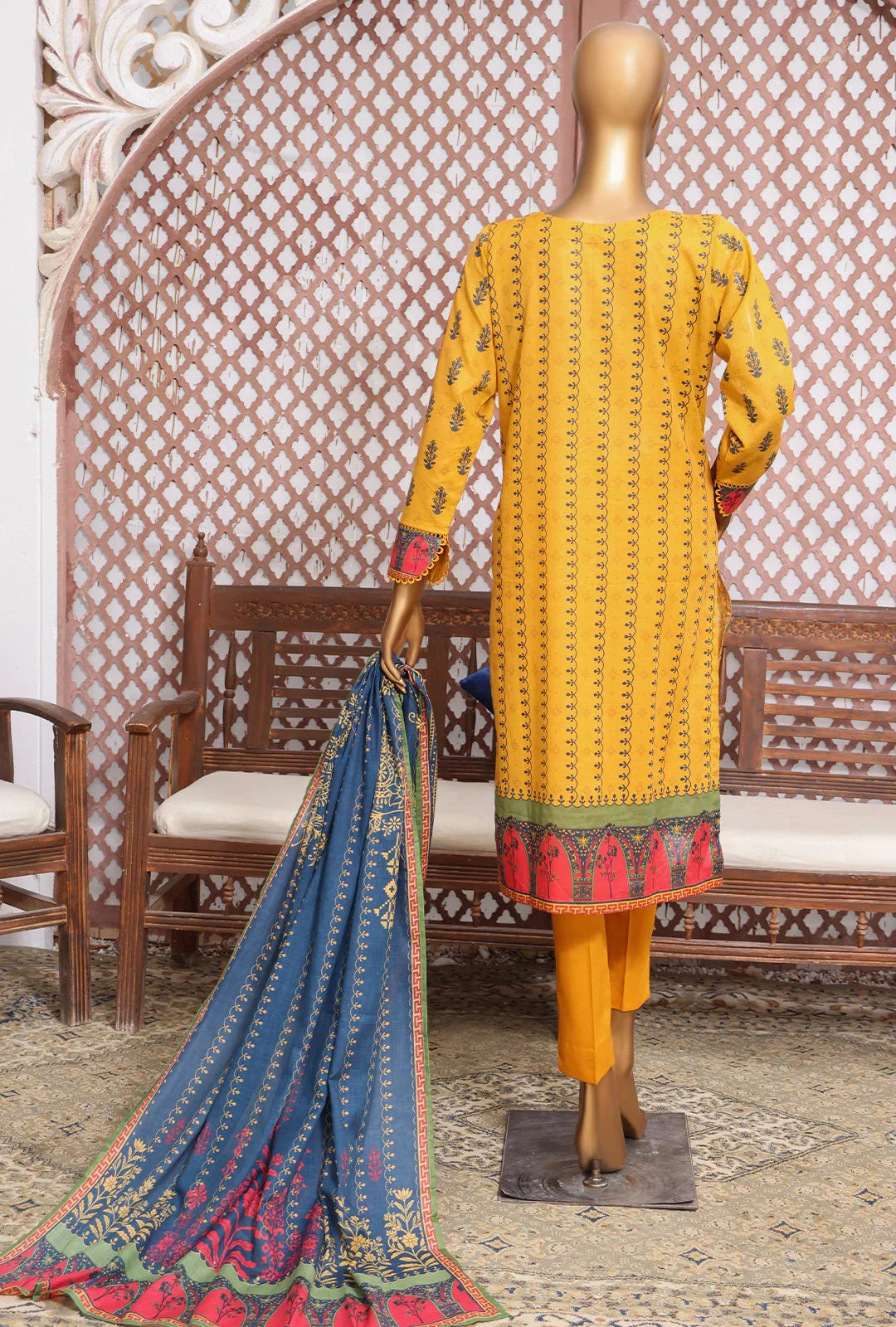 D#41 HZ Platinum Digital Printed Lawn Collection 523 D#41 HZ Platinum Digital Printed Lawn Collection 523