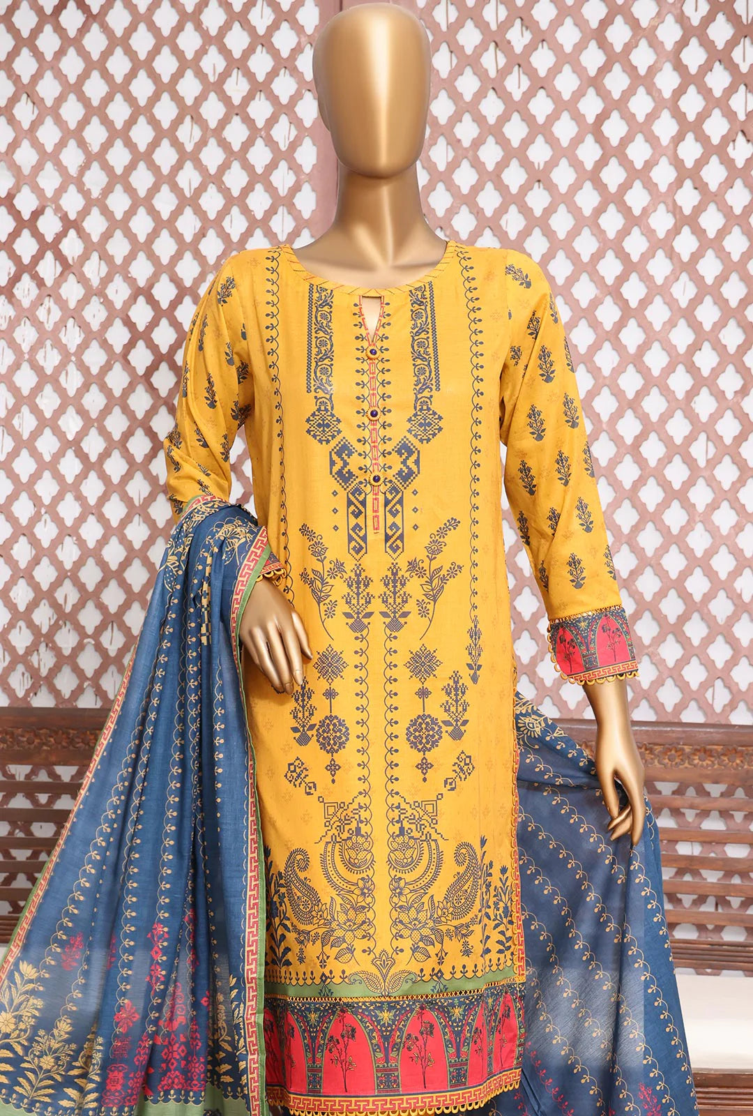 D#41 HZ Platinum Digital Printed Lawn Collection 523 D#41 HZ Platinum Digital Printed Lawn Collection 523