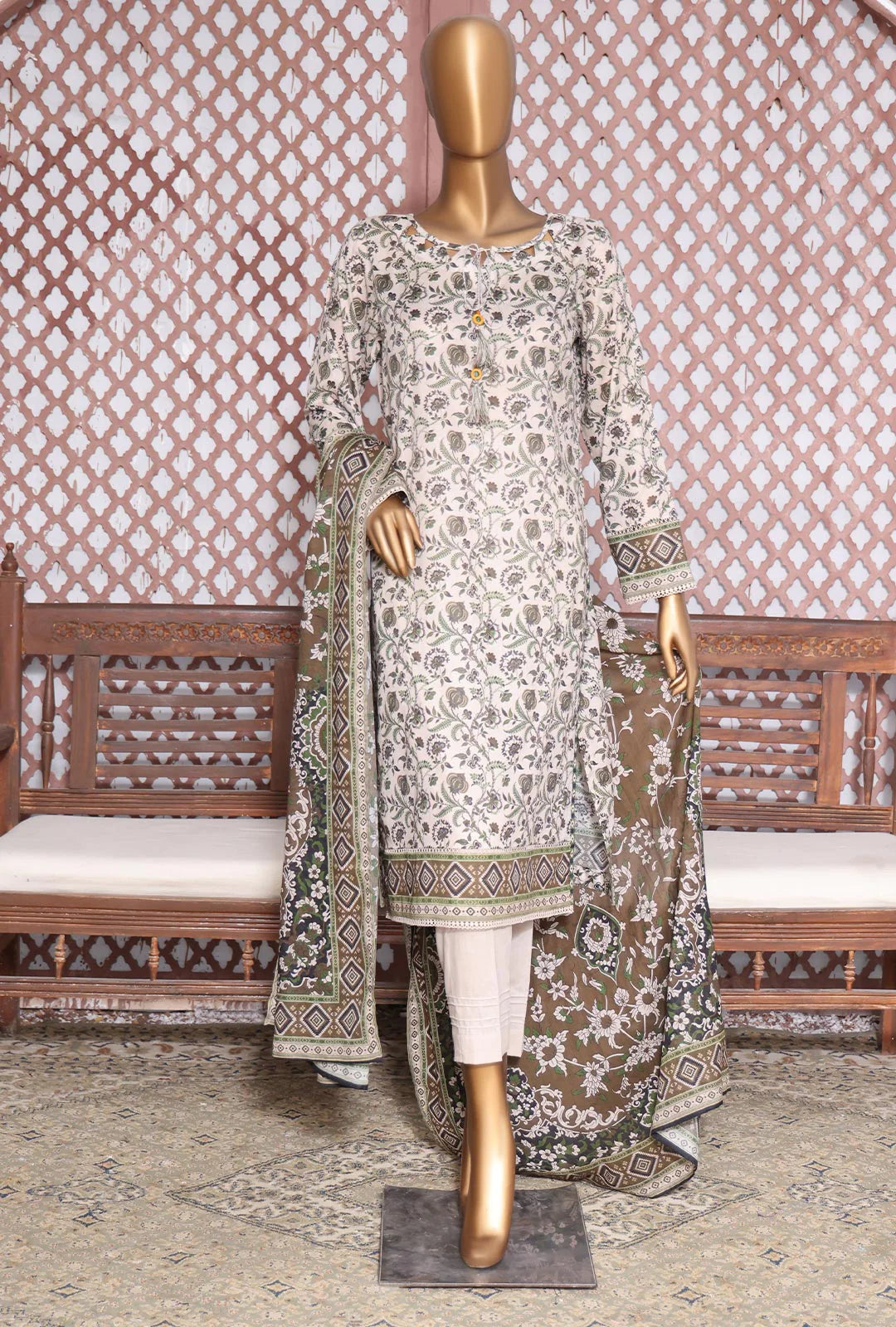 D#48 HZ Platinum Digital Printed Lawn Collection 523 D#48 HZ Platinum Digital Printed Lawn Collection 523
