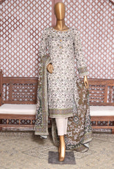 D#48 HZ Platinum Digital Printed Lawn Collection 523