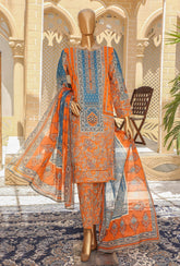 D#18388 HZ Organic Printed Lawn Collection 523