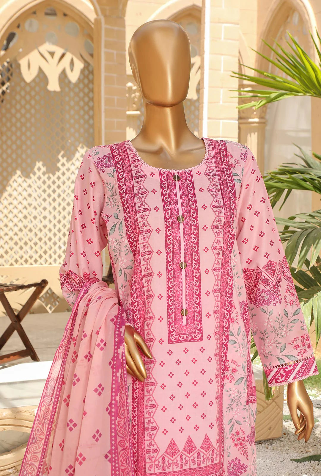 D#18393 HZ Organic Printed Lawn Collection 523 D#18393 HZ Organic Printed Lawn Collection 523
