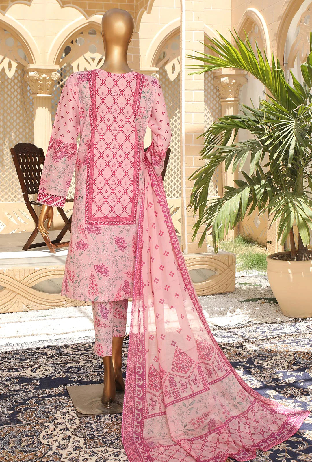 D#18393 HZ Organic Printed Lawn Collection 523 D#18393 HZ Organic Printed Lawn Collection 523