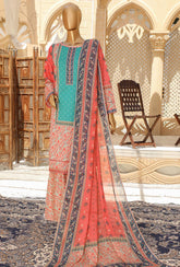 D#18395 HZ Organic Printed Lawn Collection 523