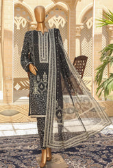 D#18394 HZ Organic Printed Lawn Collection 523
