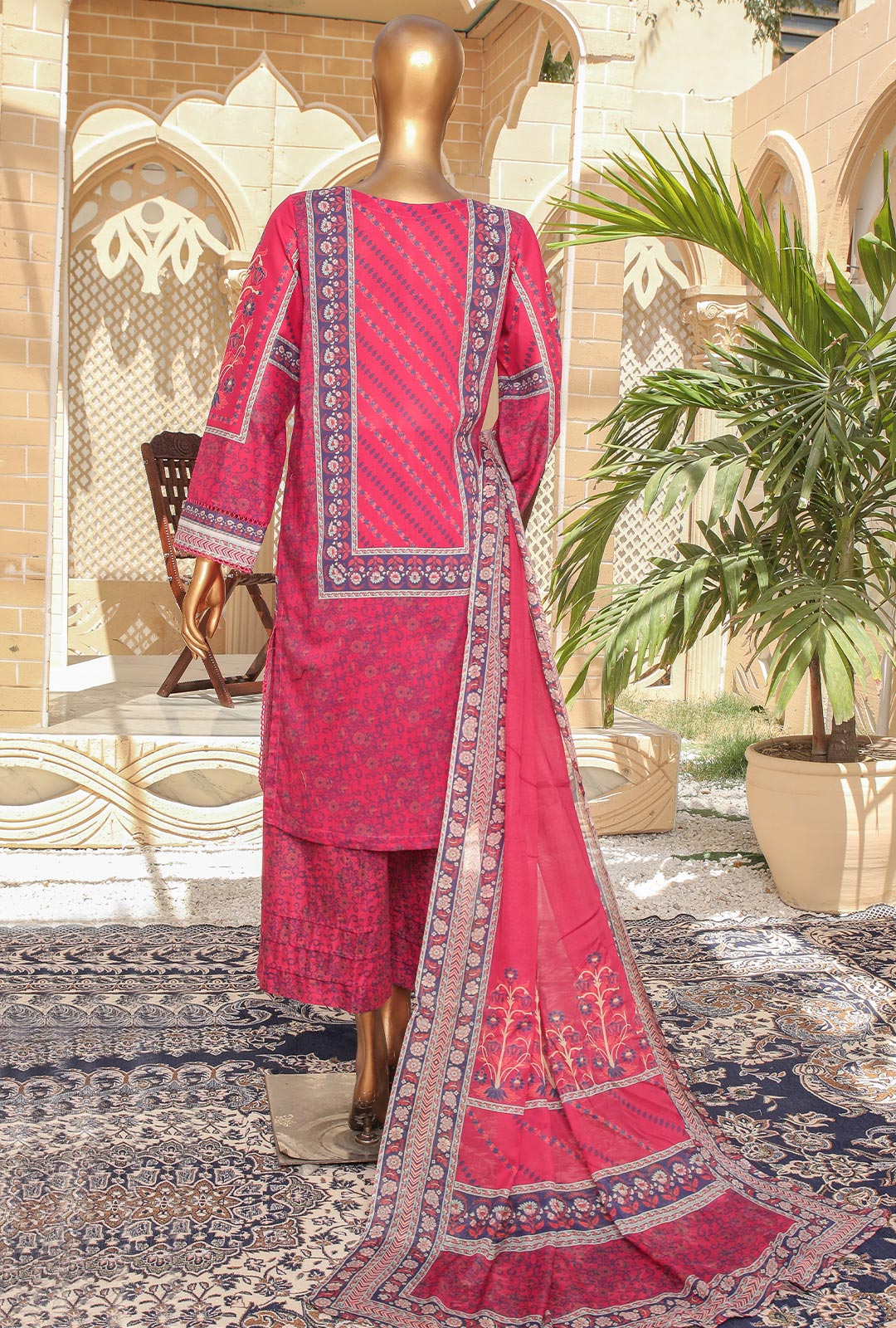 D#18392 HZ Organic Printed Lawn Collection 523 D#18392 HZ Organic Printed Lawn Collection 523