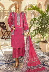 D#18392 HZ Organic Printed Lawn Collection 523