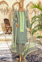 D#18385 HZ Organic Printed Lawn Collection 523