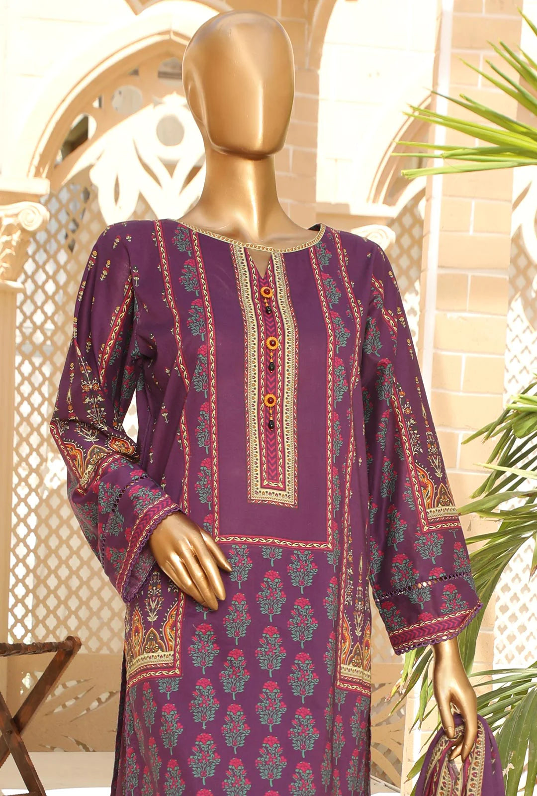 D#18391 HZ Organic Printed Lawn Collection 523 D#18391 HZ Organic Printed Lawn Collection 523