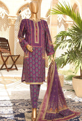 D#18391 HZ Organic Printed Lawn Collection 523