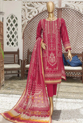 D#33 HZ Platinum Digital Printed Lawn Collection 523