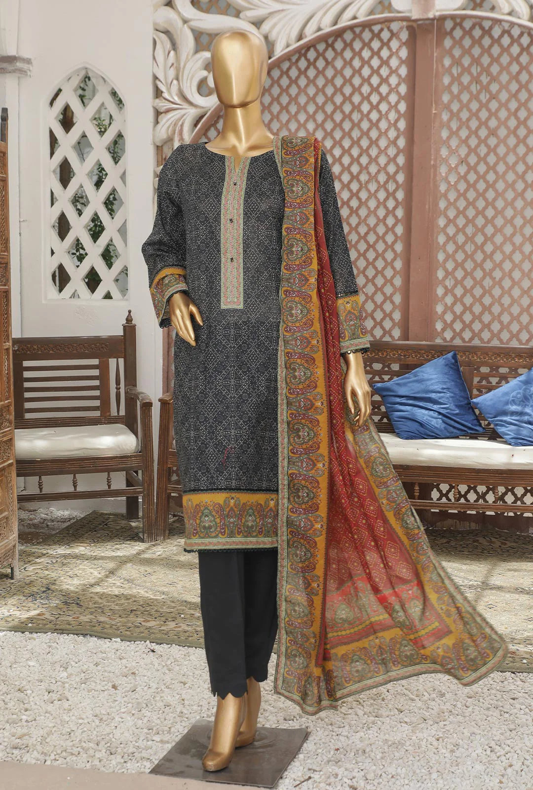 D#26 HZ Platinum Digital Printed Lawn Collection 523 D#26 HZ Platinum Digital Printed Lawn Collection 523