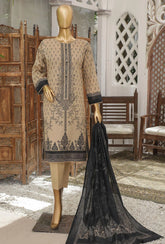 D#47 HZ Platinum Digital Printed Lawn Collection 523