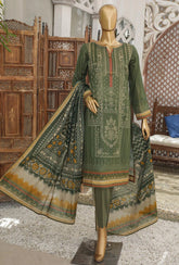 D#32 HZ Platinum Digital Printed Lawn Collection 523
