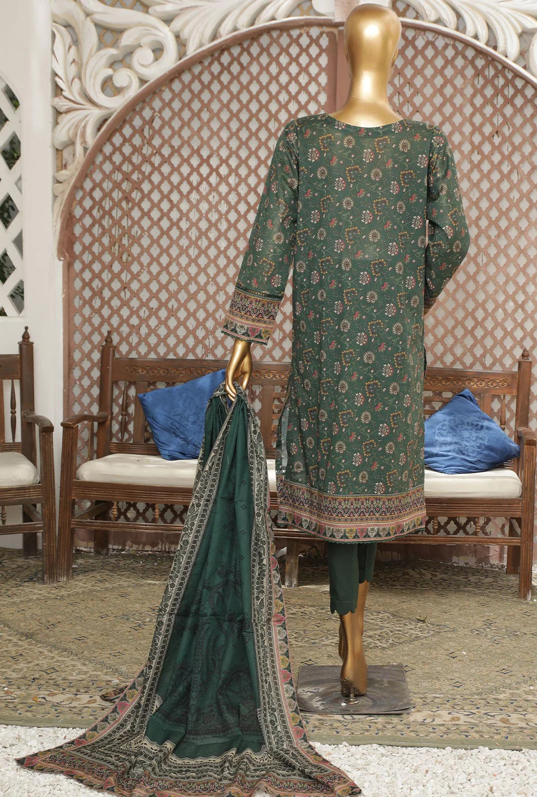D#46 HZ Platinum Digital Printed Lawn Collection 523 D#46 HZ Platinum Digital Printed Lawn Collection 523