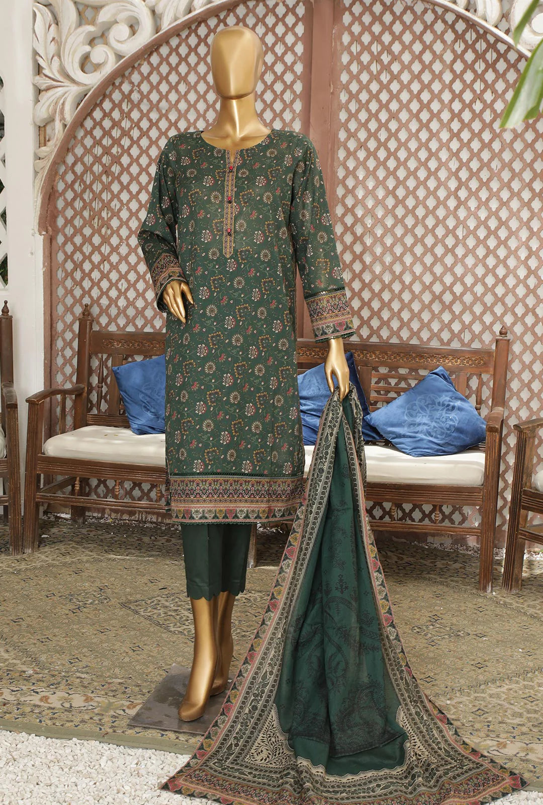 D#46 HZ Platinum Digital Printed Lawn Collection 523 D#46 HZ Platinum Digital Printed Lawn Collection 523