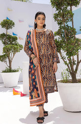 D#10 AlZohaib Coco Popup Digital Printed Lawn Collection 523 V-2