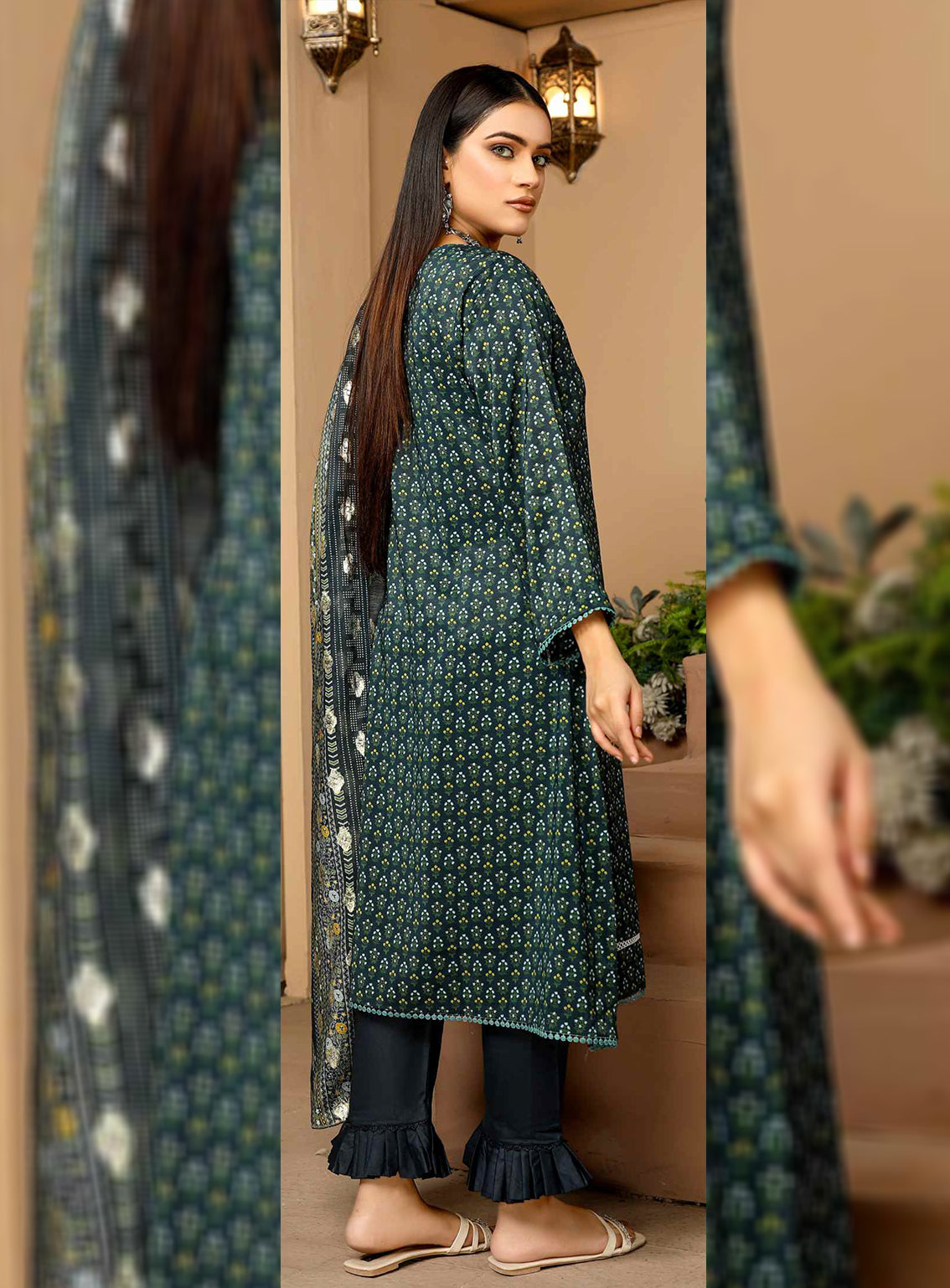 D#7224 Rashid Nizha Digital Printed Luxury Linen Collection 923 D#7224 Rashid Nizha Digital Printed Luxury Linen Collection 923