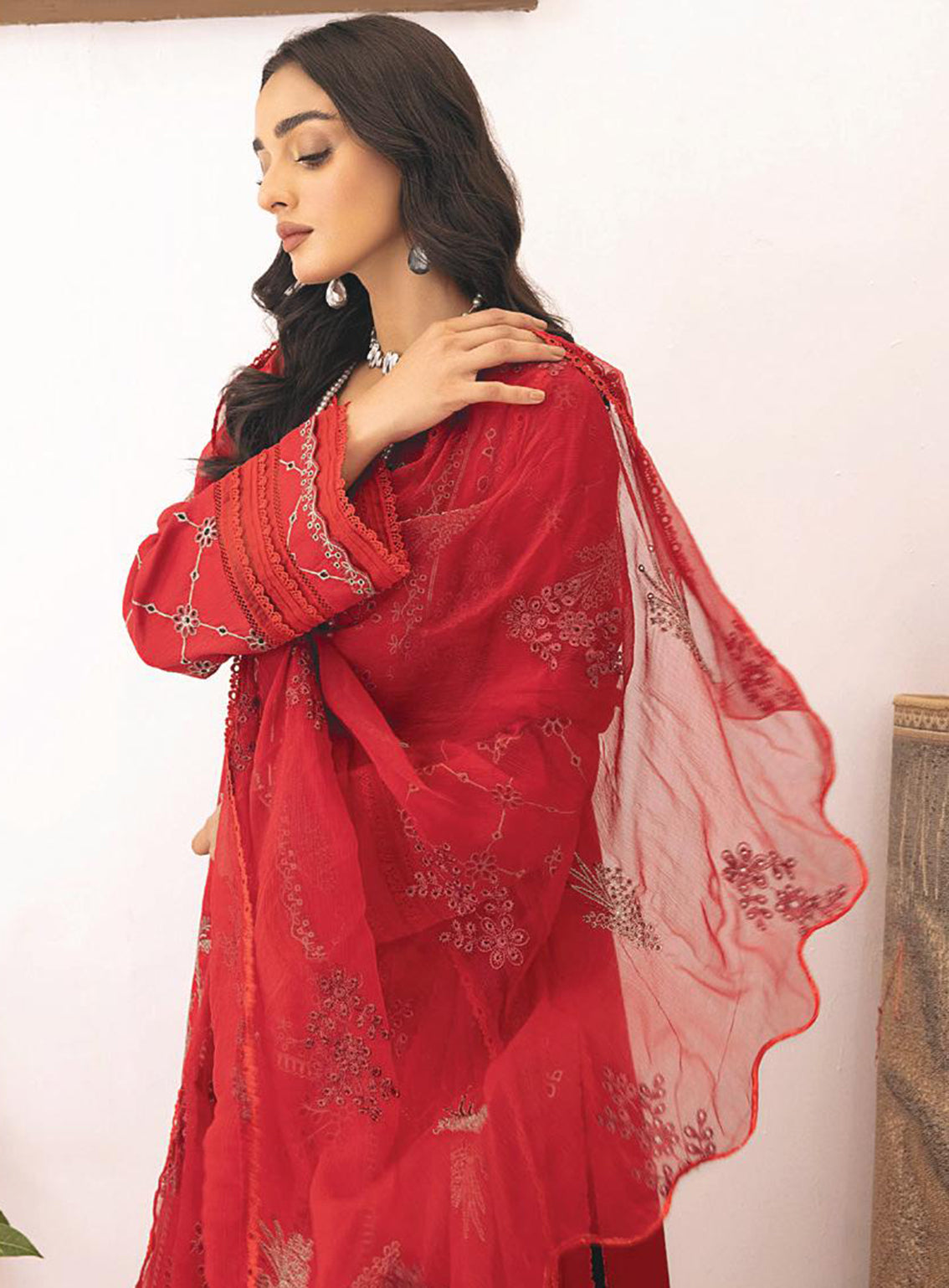 Kastoori By Awwal Embroidered Viscose Unstitched 3 Piece Suit - 09 Kastoori By Awwal Embroidered Viscose Unstitched 3 Piece Suit - 09