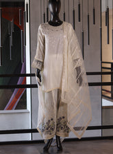 Raad Luxury Embroidered Raw Silk 3 Piece Stitched Suit RD24LEF RA15-8284