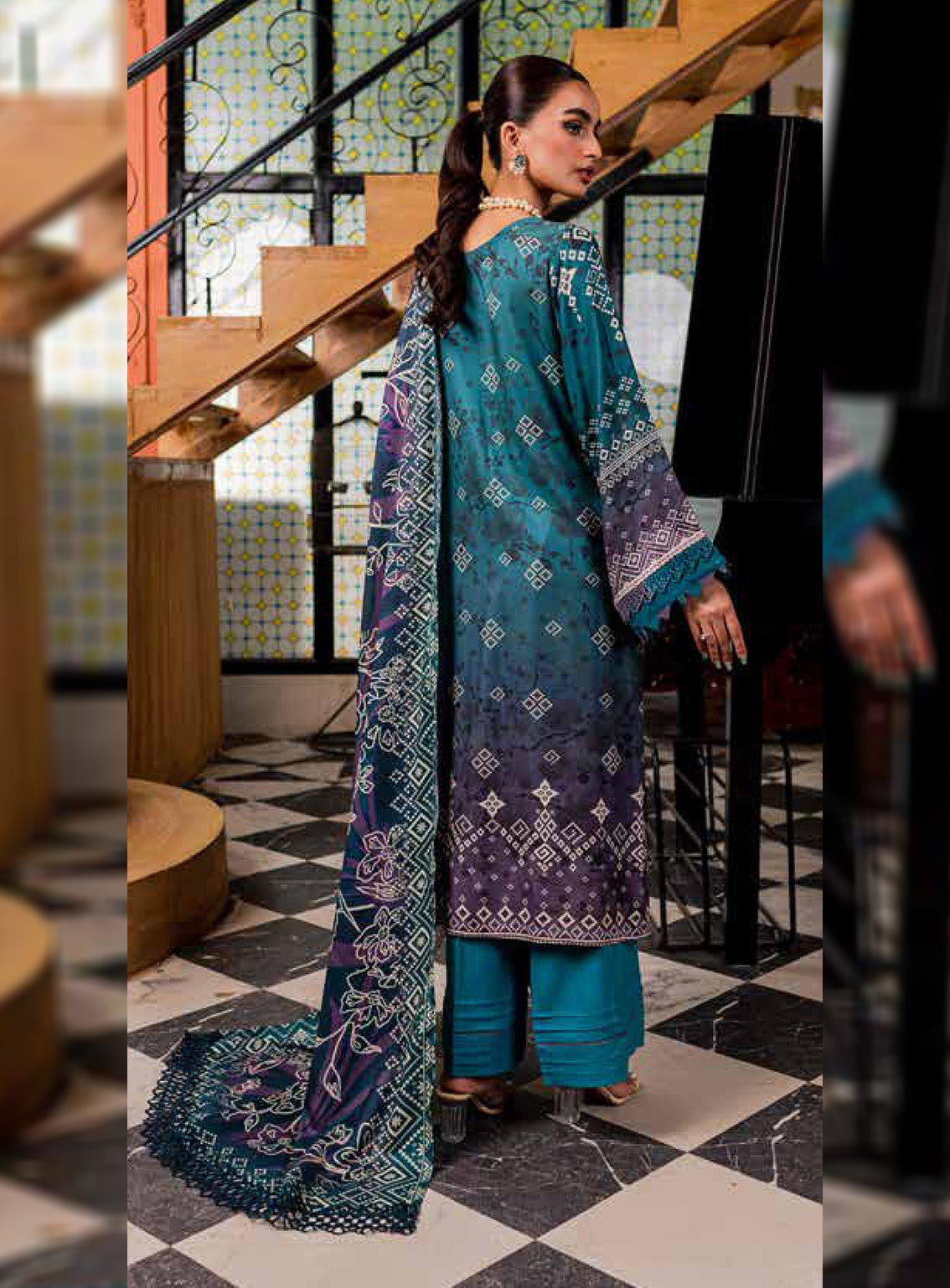 Signature Prints By Nureh Printed Marina Unstitched 3 Piece Suit - 78 Signature Prints By Nureh Printed Marina Unstitched 3 Piece Suit - 78