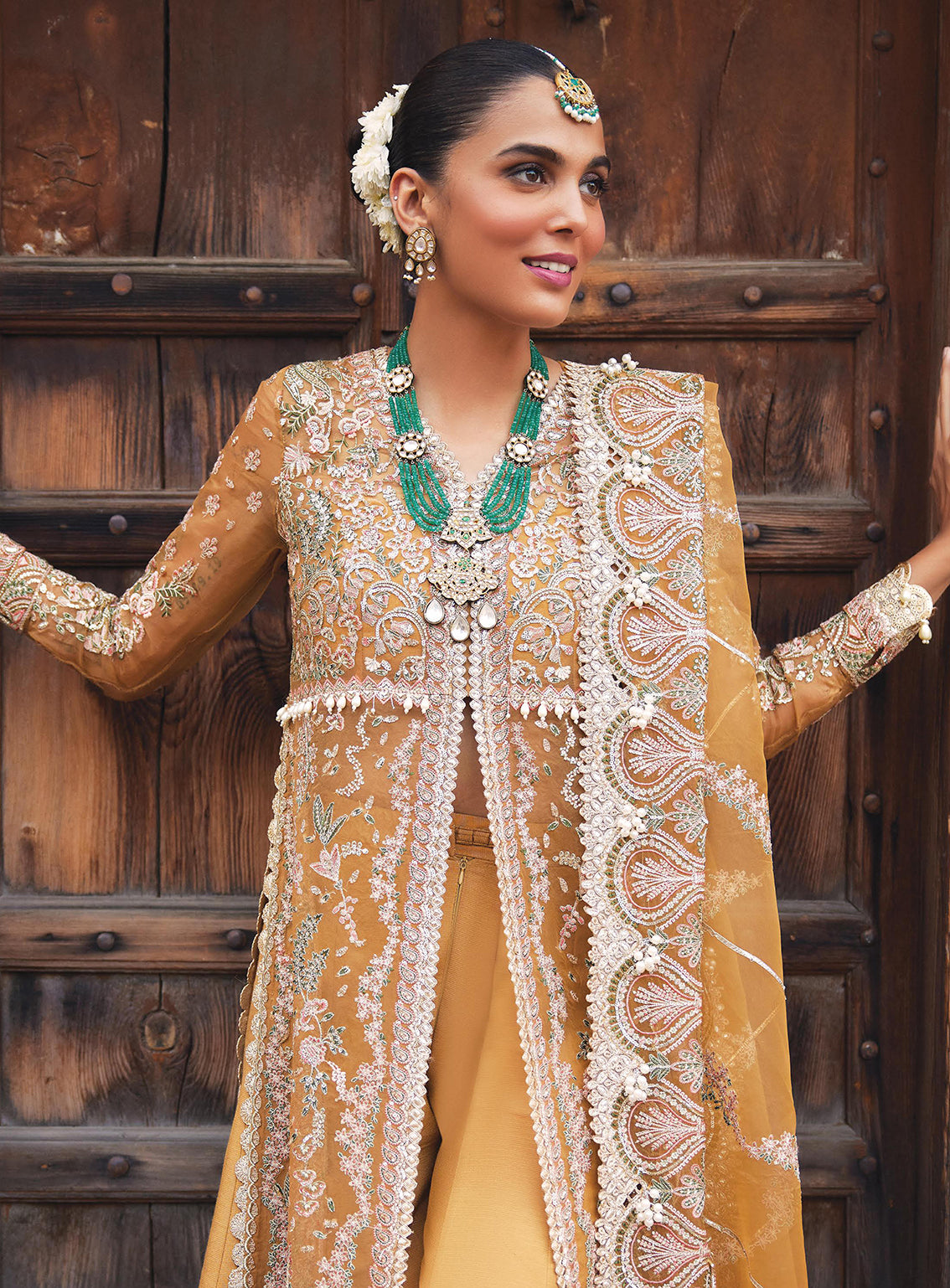 Afrozeh Embroidered Organza Unstitched 3 Piece Suit - 09 Afrozeh Embroidered Organza Unstitched 3 Piece Suit - 09