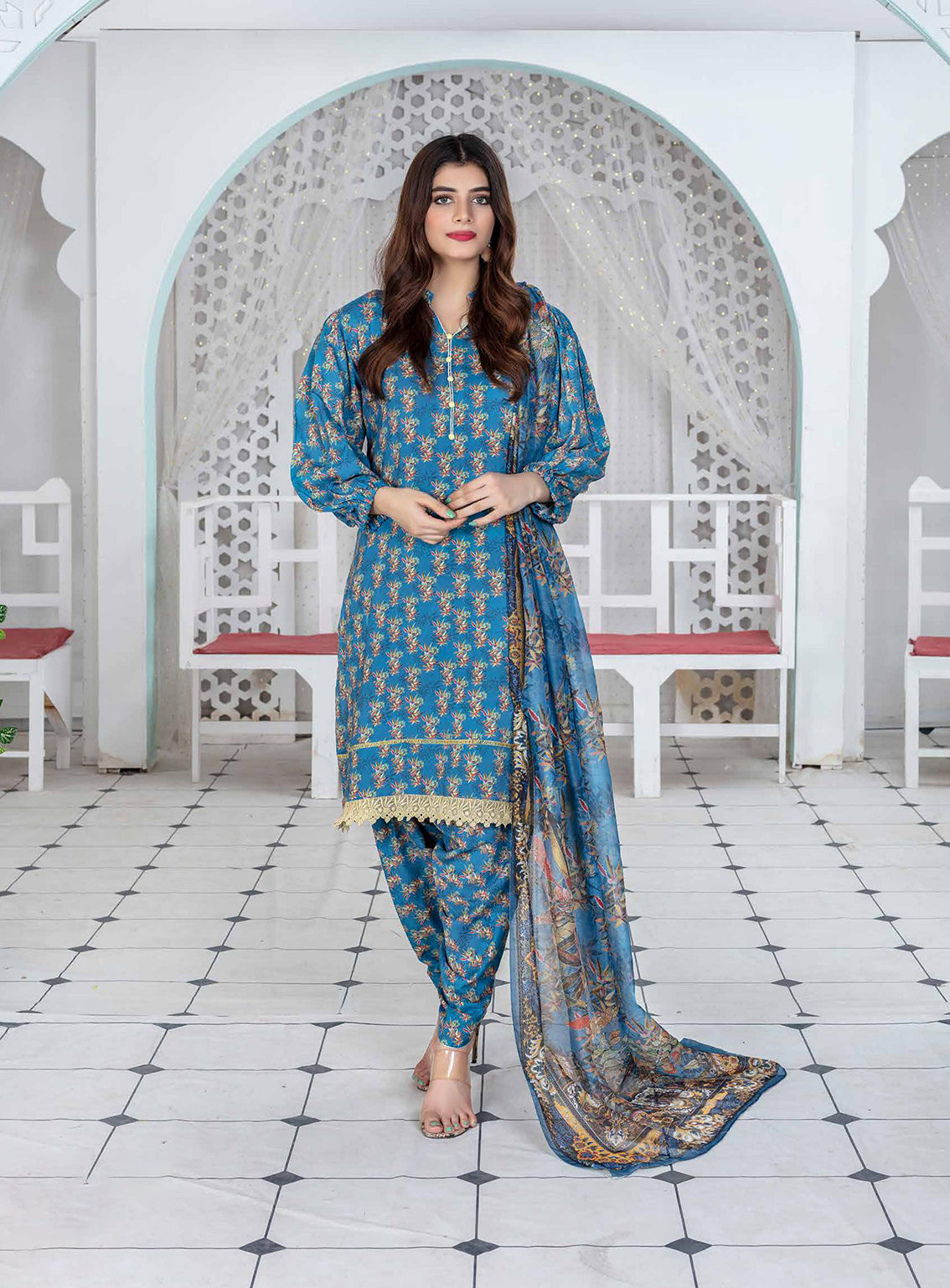 D#12 Feroza Digtal Printed Winter Collection 923 D#12 Feroza Digtal Printed Winter Collection 923