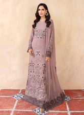 Elnaz By Flossie Embroidered Chiffon Unstitched 3 Piece Suit - 107