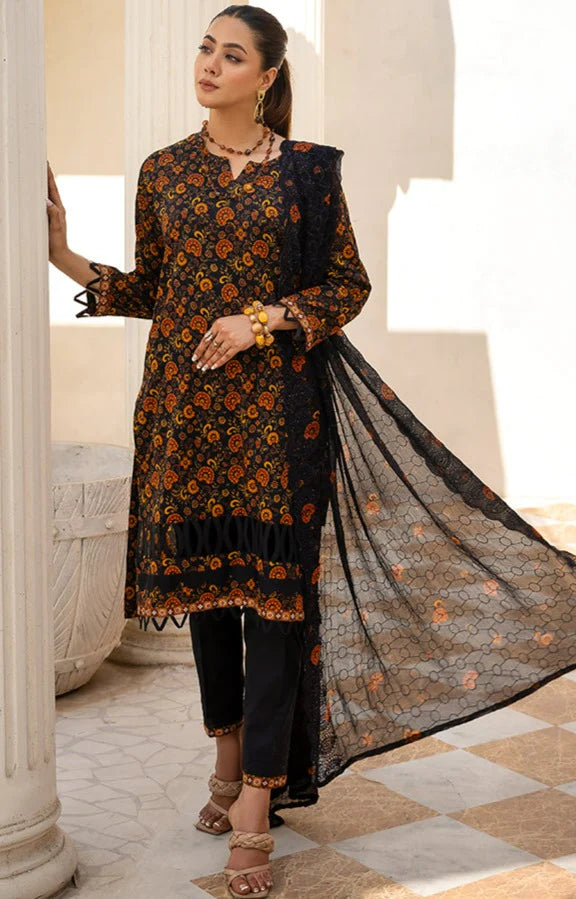 D#14 AlZohaib Sunshine Bloom Bamber Chikankari Dupatta Collection 523 D#14 AlZohaib Sunshine Bloom Bamber Chikankari Dupatta Collection 523