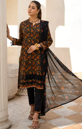 D#14 AlZohaib Sunshine Bloom Bamber Chikankari Dupatta Collection 523