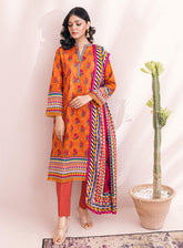 D#03 AlZohaib Monsoon Digtal Printed Cambric 3Pc 923
