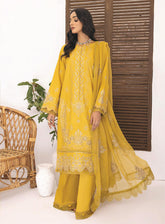 Kastoori By Awwal Embroidered Viscose Unstitched 3 Piece Suit - 07