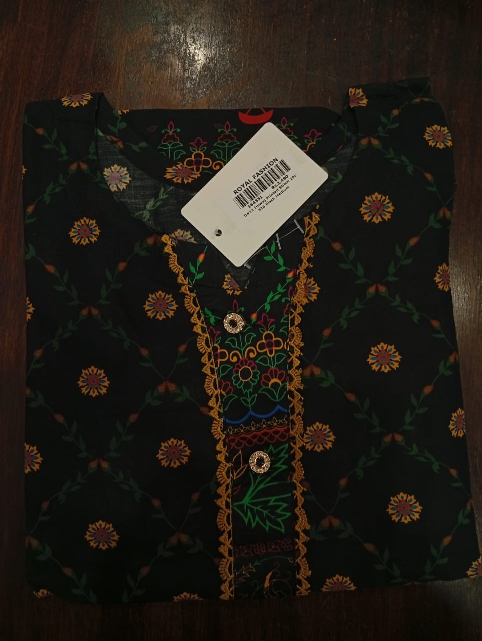 Imwaj Printed Lawn 2 Piece Stitched Shirt & Trouser D-11-BLK Imwaj Printed Lawn 2 Piece Stitched Shirt & Trouser D-11-BLK