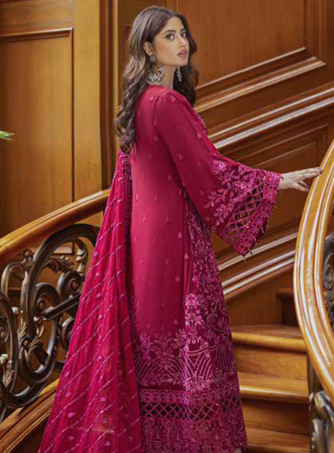 Ishq-e-Aatish By Emaan Adeel Embroidered Chiffon Unstitched 3 Piece Suit - 03 Ishq-e-Aatish By Emaan Adeel Embroidered Chiffon Unstitched 3 Piece Suit - 03