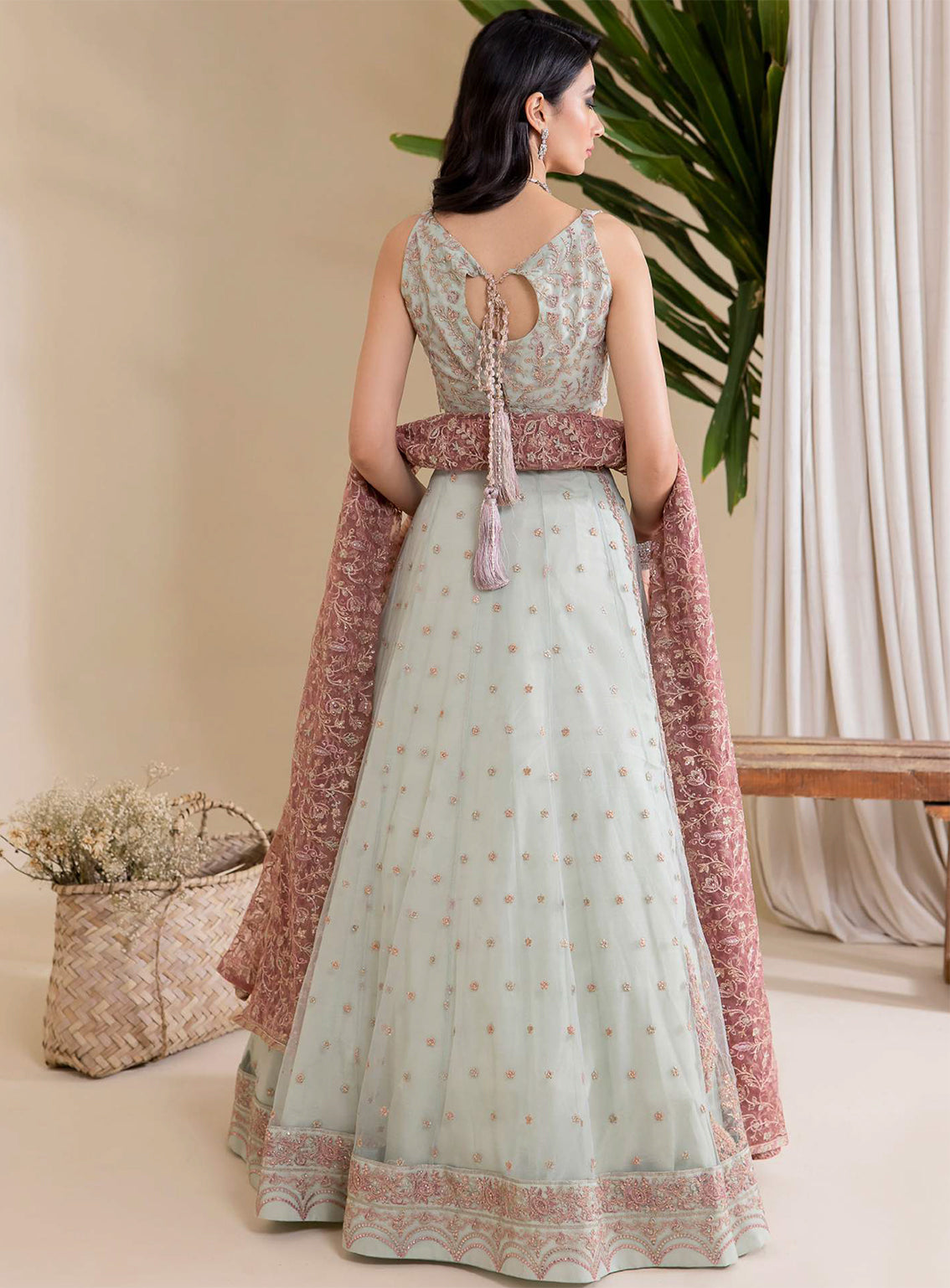 Iznik Embroidered Chiffon Unstitched 3 Piece Suit - 27 Iznik Embroidered Chiffon Unstitched 3 Piece Suit - 27