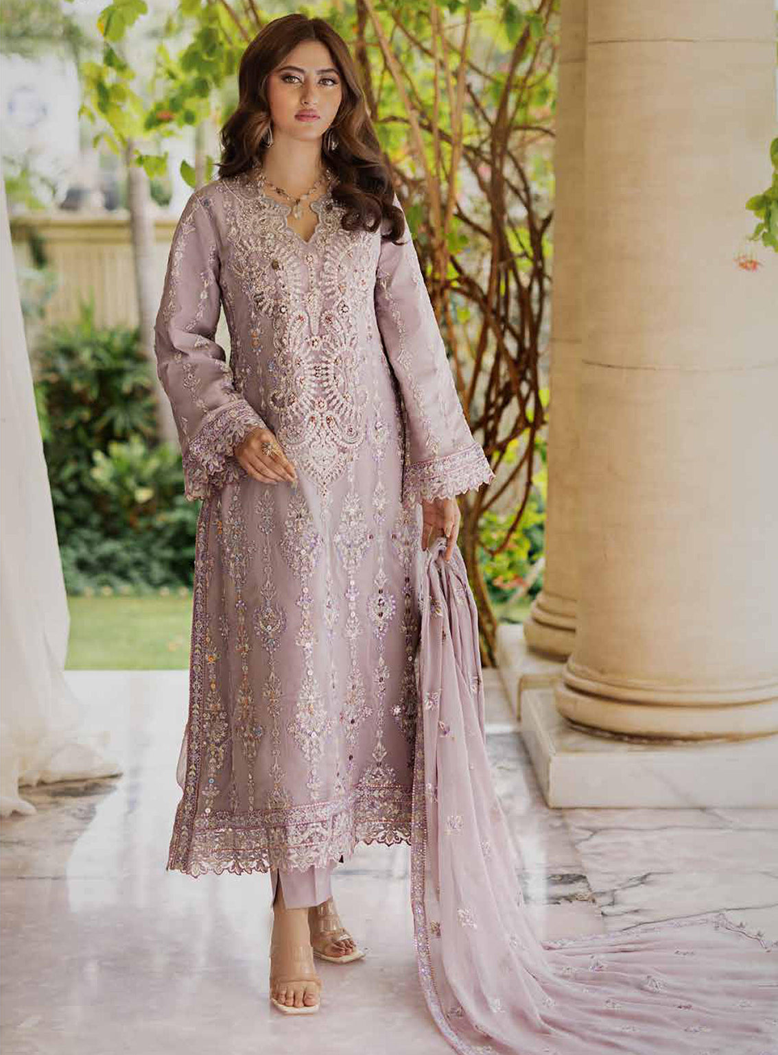 Ishq-e-Aatish By Emaan Adeel Embroidered Chiffon Unstitched 3 Piece Suit - 01 Ishq-e-Aatish By Emaan Adeel Embroidered Chiffon Unstitched 3 Piece Suit - 01