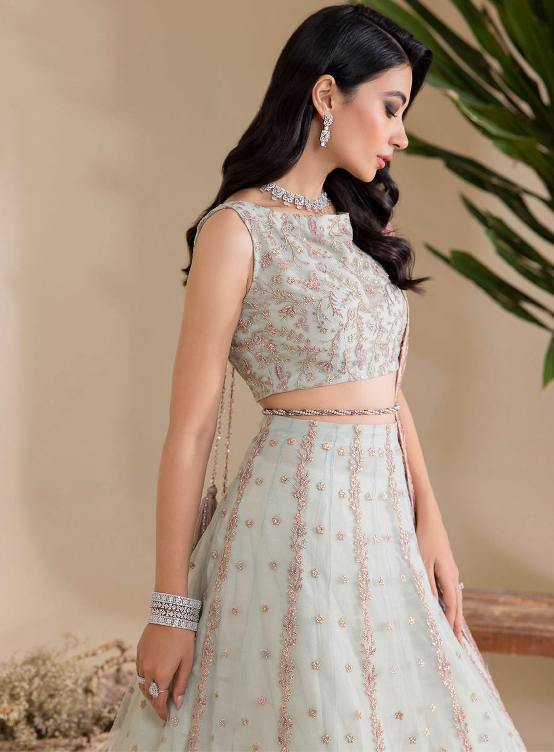 Iznik Embroidered Chiffon Unstitched 3 Piece Suit - 27 Iznik Embroidered Chiffon Unstitched 3 Piece Suit - 27